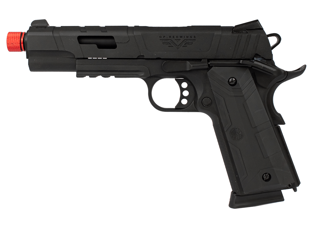 PISTOLA AIRSOFT REDWINGS 1911 GREEN GAS - ROSSI