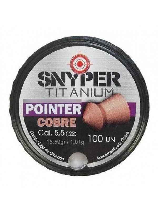 CHUMBINHO POINTER COBRE 5.5MM - SNYPER