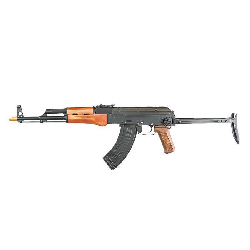 RIFLE AIRSOFT FULL METAL AK 47 AKMS WOOD - EVO
