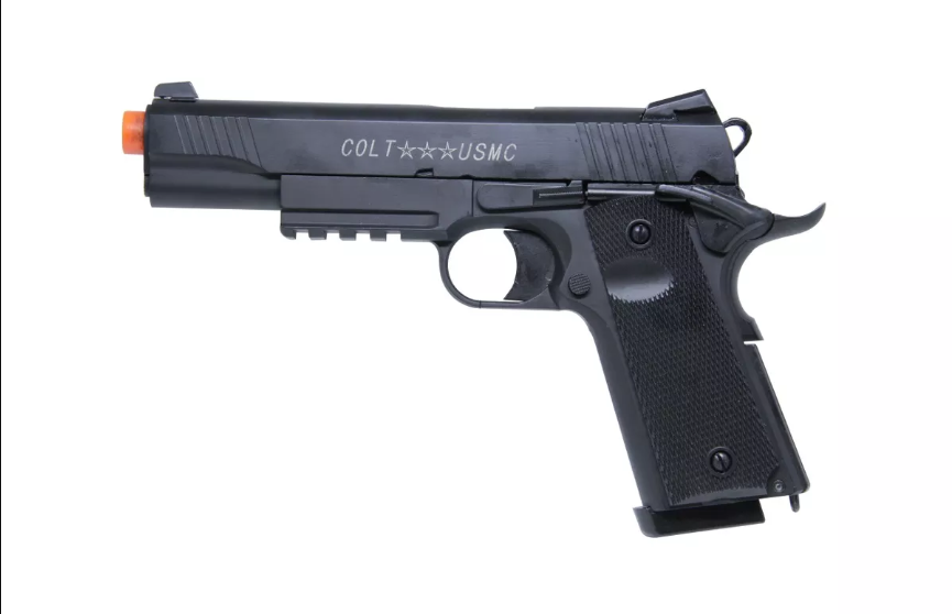 PISTOLA AIRSOFT GBB DOUBLE BELL 1911 USMC FULL METAL